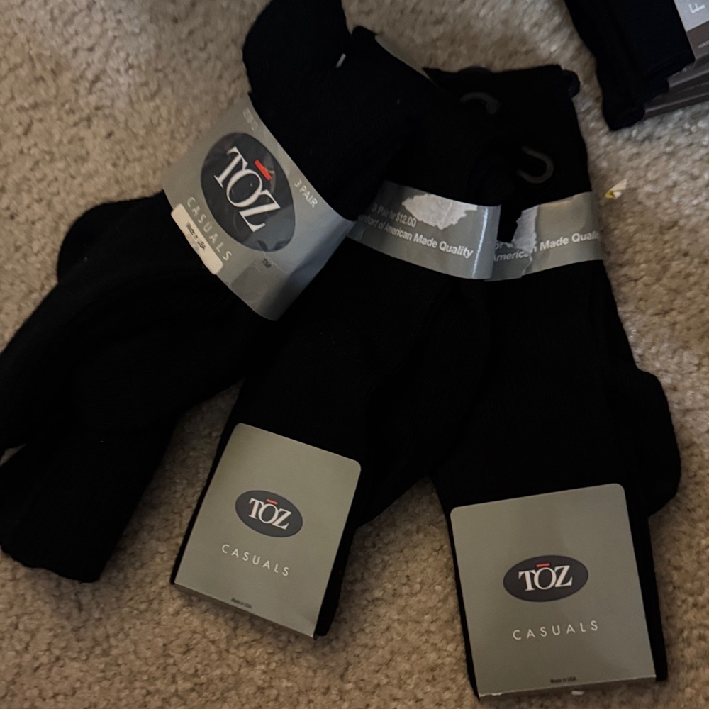 t/o Casuals Black Socks